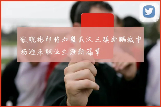 张晓彬即将加盟武汉三镇新鹏城中场迎来职业生涯新篇章